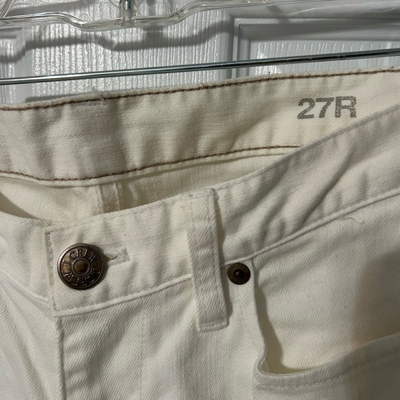 J. Crew Matchstick White Jeans Size 27R - Picture 7 of 9
